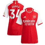 Nogometni Dresovi Arsenal 2023-24 Xhaka 34 Ženska Domaći Kratkih Rukava